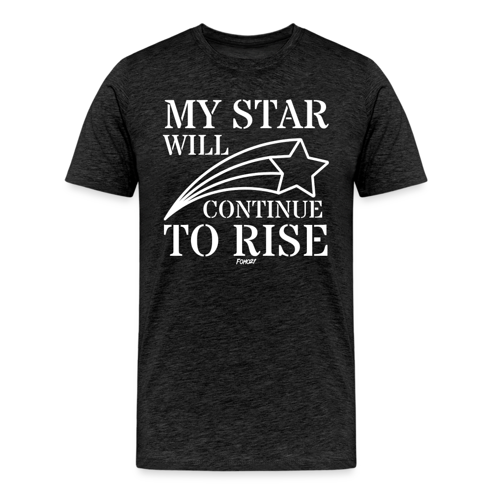 My Star Will Continue To Rise Bitcoin T-Shirt - charcoal grey