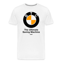 Load image into Gallery viewer, BTC The Ultimate Saving Machine Bitcoin T-Shirt - white
