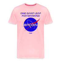 Load image into Gallery viewer, One Giant Leap For Mankind Bitcoin T-Shirt - pink
