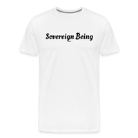 Load image into Gallery viewer, Sovereign Being Bitcoin B T-Shirt - white
