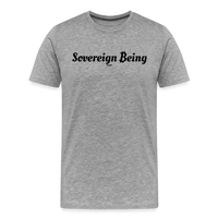 Load image into Gallery viewer, Sovereign Being Bitcoin B T-Shirt - heather gray
