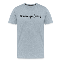 Load image into Gallery viewer, Sovereign Being Bitcoin B T-Shirt - heather ice blue
