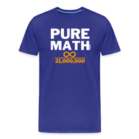 Load image into Gallery viewer, Pure Math (Infinity) Bitcoin T-Shirt - royal blue
