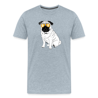 Load image into Gallery viewer, Bitcoin Is For The Pugs T-Shirt - heather ice blue
