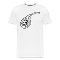 Load image into Gallery viewer, Bitcoin Steak T-Shirt - white
