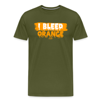 Load image into Gallery viewer, I Bleed Orange Bitcoin T-Shirt - olive green
