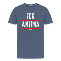 Load image into Gallery viewer, Fck Antima Bitcoin T-Shirt - heather blue
