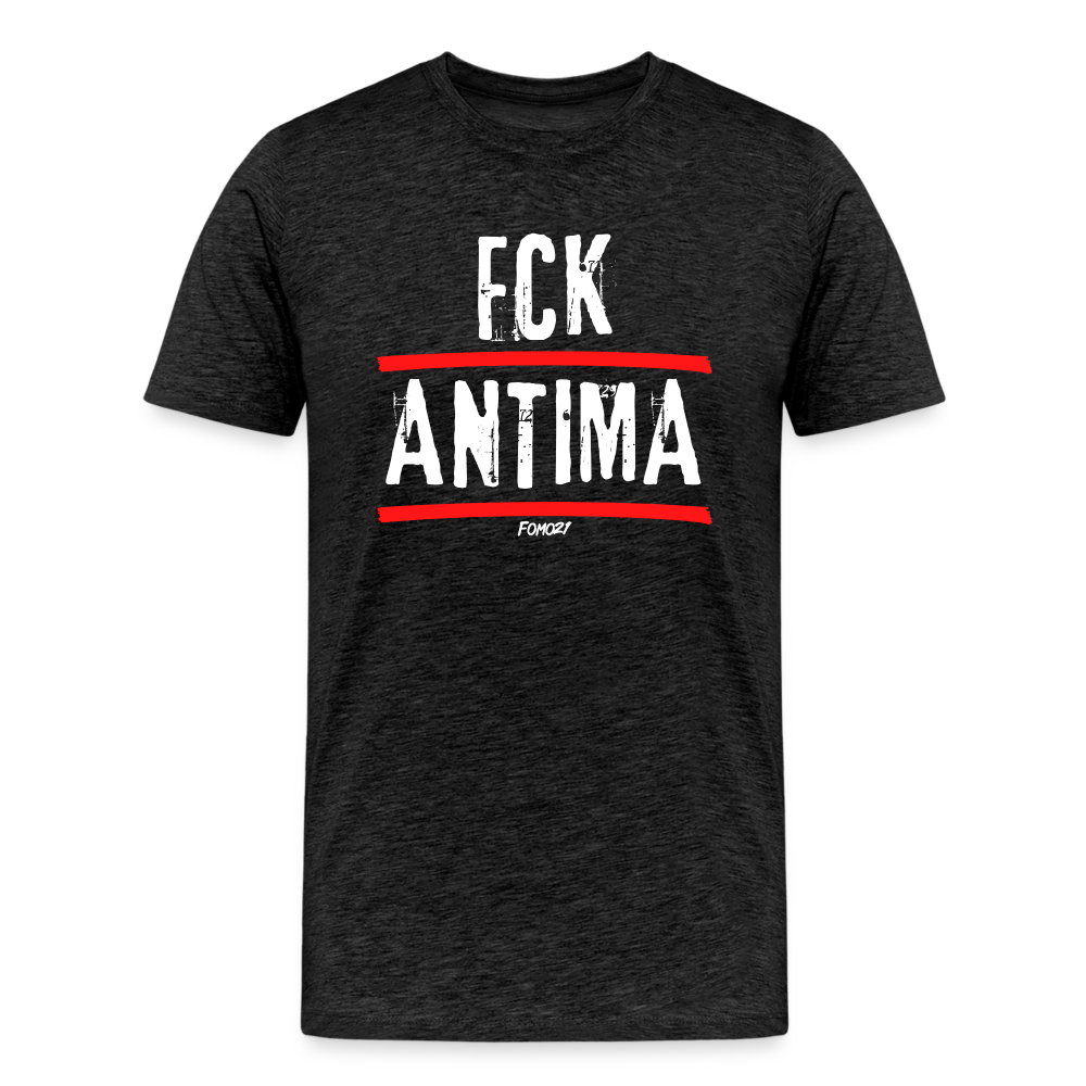 Fck Antima Bitcoin T-Shirt - charcoal grey