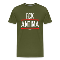 Load image into Gallery viewer, Fck Antima Bitcoin T-Shirt - olive green
