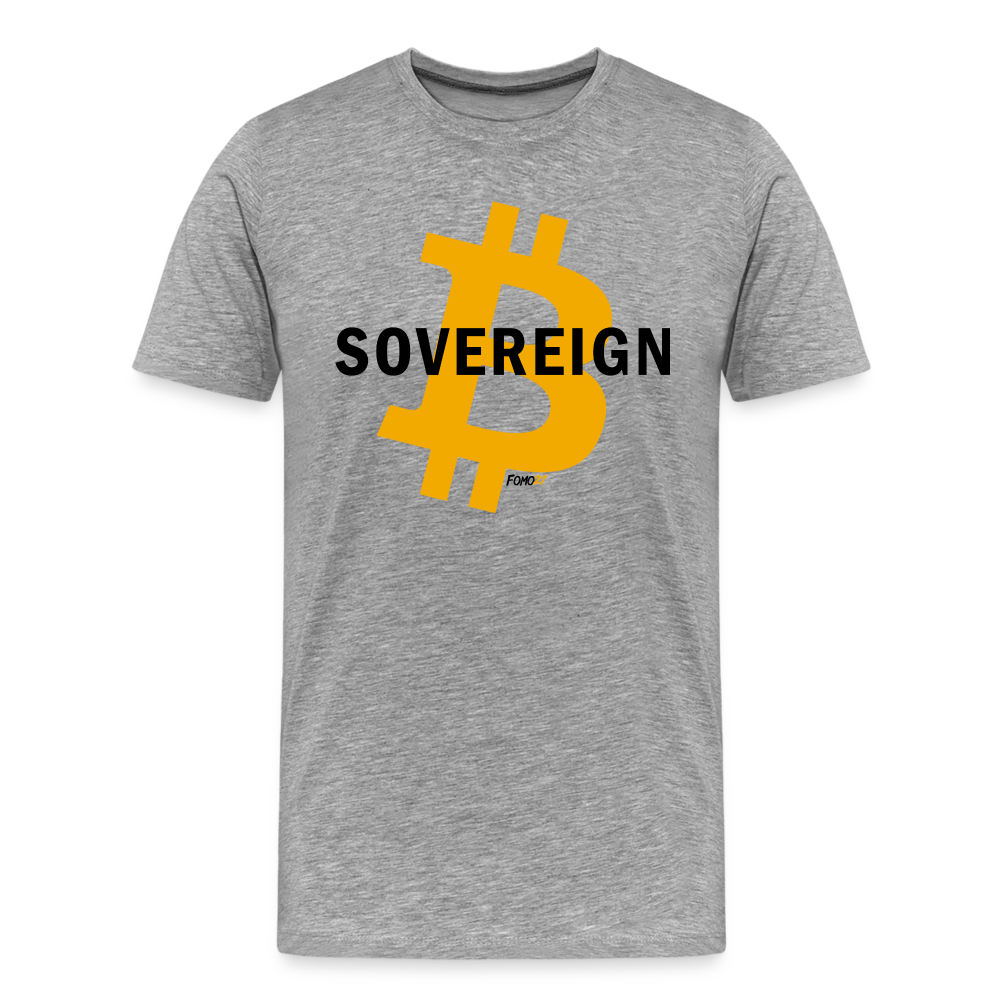 B Sovereign Bitcoin T-Shirt - heather gray