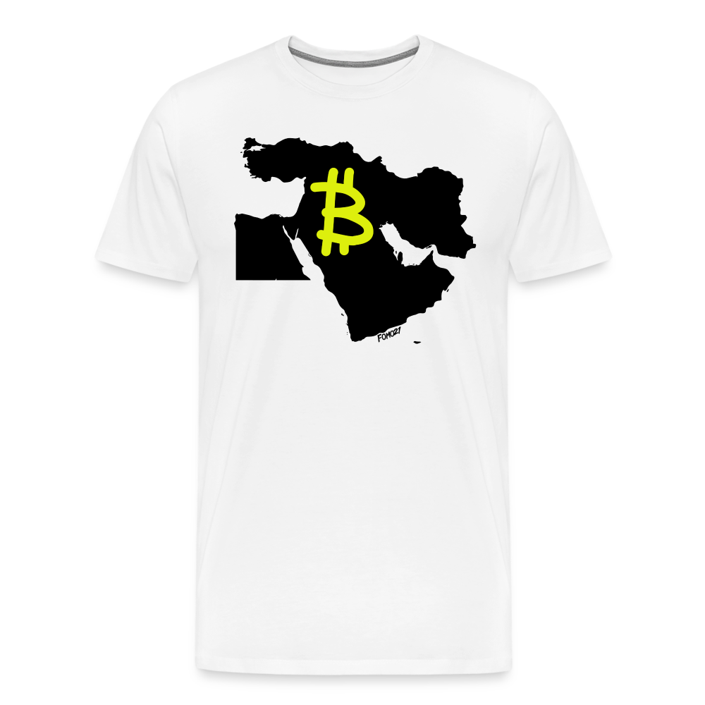 Bitcoin Middle East T-Shirt - white