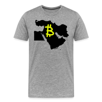 Load image into Gallery viewer, Bitcoin Middle East T-Shirt - heather gray
