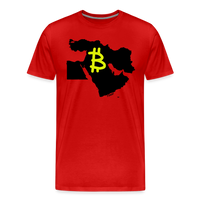 Load image into Gallery viewer, Bitcoin Middle East T-Shirt - red
