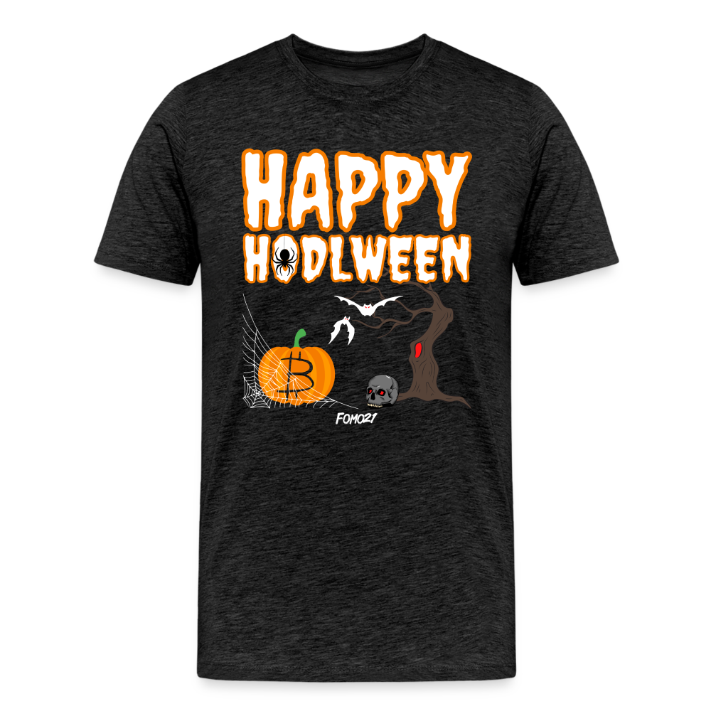Happy HODLween Bitcoin T-Shirt - charcoal grey