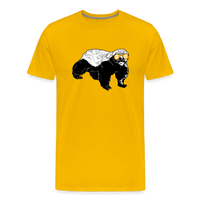 Load image into Gallery viewer, Bitcoin Is For The Honey Badgers T-Shirt - sun yellow
