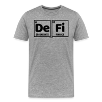 Load image into Gallery viewer, DeFi Degenerate Finance Bitcoin T-Shirt - heather gray
