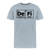 Load image into Gallery viewer, DeFi Degenerate Finance Bitcoin T-Shirt - heather ice blue
