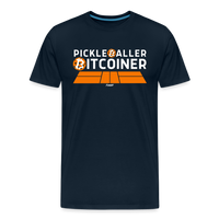 Load image into Gallery viewer, Pickleballer Bitcoiner Bitcoin T-Shirt - deep navy
