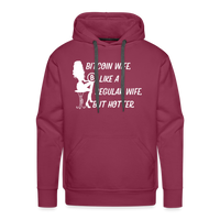Load image into Gallery viewer, Bitcoin Wife, Like A Regular Wife, But Hotter Hoodie Sweatshirt - burgundy
