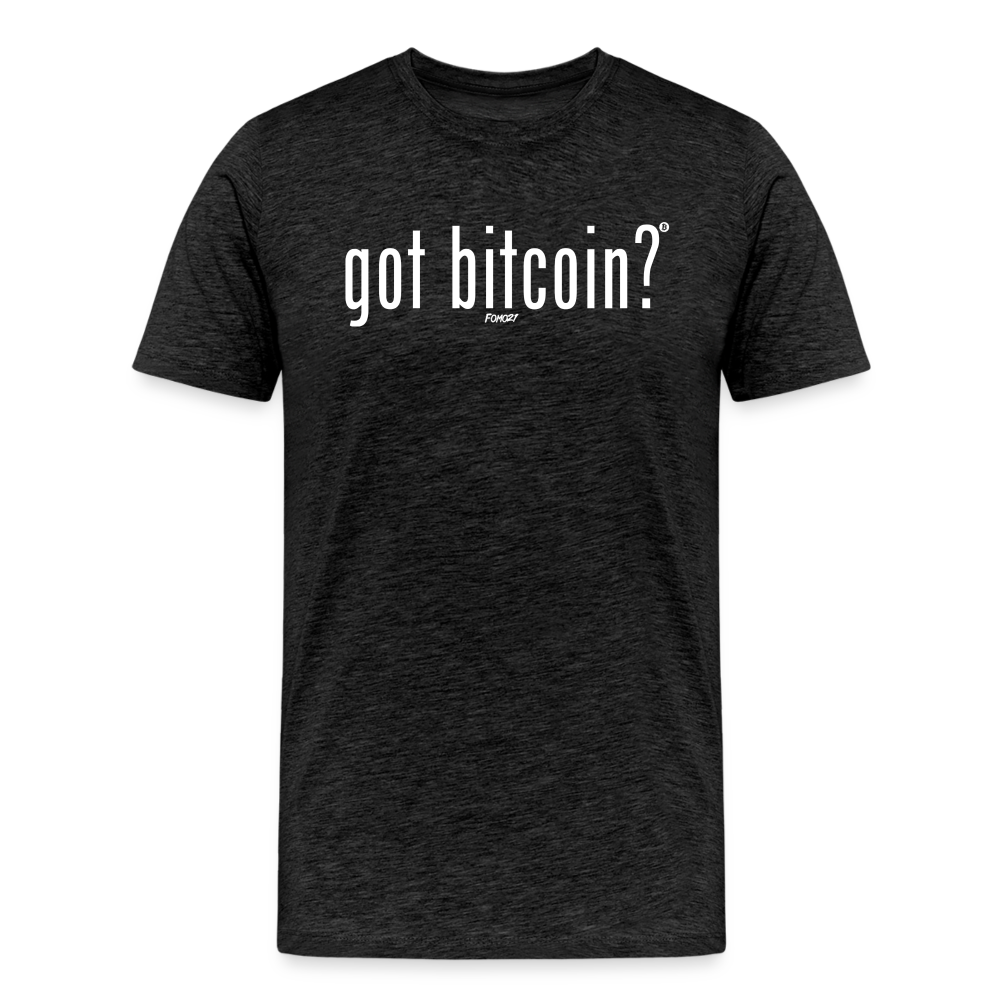 Got Bitcoin? T-Shirt Dark Grey Heather / M