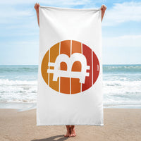 Load image into Gallery viewer, Sunset Bitcoin Towel - fomo21
