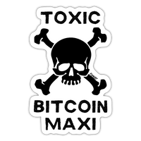 Load image into Gallery viewer, Toxic Bitcoin Maxi Sticker-fomo21
