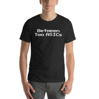 Load image into Gallery viewer, Between Two ASICs Bitcoin T-Shirt - fomo21
