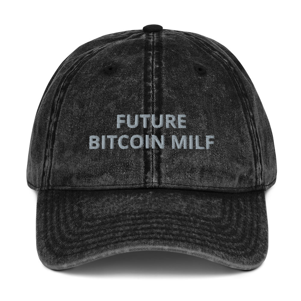 Future Bitcoin MILF Vintage Hat - fomo21