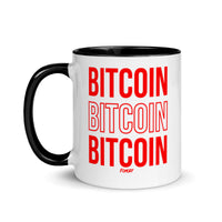 Load image into Gallery viewer, Bitcoin Bitcoin Bitcoin Coffee Mug - fomo21
