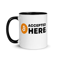 Load image into Gallery viewer, Accepted Here Bitcoin Coffee Mug - fomo21
