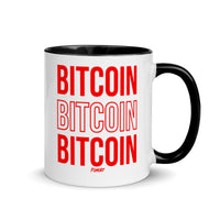 Load image into Gallery viewer, Bitcoin Bitcoin Bitcoin Coffee Mug - fomo21
