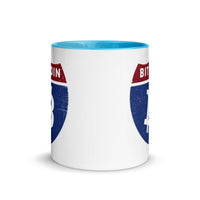 Load image into Gallery viewer, Bitcoin Road Sign Coffee Mug - fomo21
