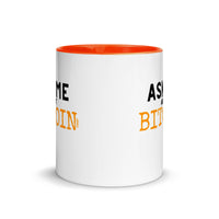 Load image into Gallery viewer, Ask Me About Bitcoin Coffee Mug - fomo21
