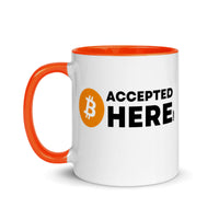 Load image into Gallery viewer, Accepted Here Bitcoin Coffee Mug - fomo21
