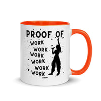 Load image into Gallery viewer, Proof Of Work Work Work Work Work Work Bitcoin Coffee Mug - fomo21
