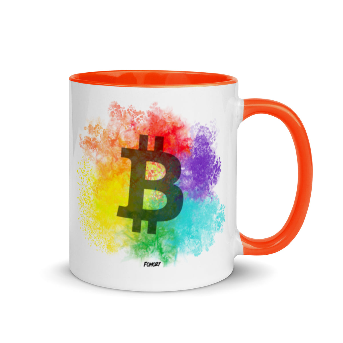Bitcoin B Paints Coffee Mug - fomo21