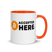 Load image into Gallery viewer, Accepted Here Bitcoin Coffee Mug - fomo21
