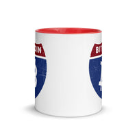 Load image into Gallery viewer, Bitcoin Road Sign Coffee Mug - fomo21
