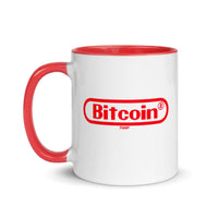 Load image into Gallery viewer, Bitcoin Gamer Red Graphic Coffee Mug - fomo21
