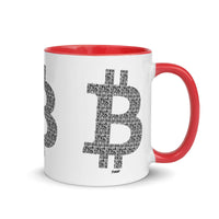 Load image into Gallery viewer, Bitcoin B QR Code Coffee Mug - fomo21
