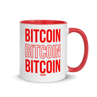 Load image into Gallery viewer, Bitcoin Bitcoin Bitcoin Coffee Mug - fomo21
