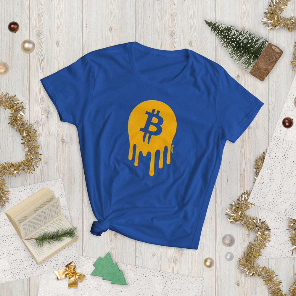 Melt Your Face Bitcoin Women's Fashion Fit T-Shirt - fomo21